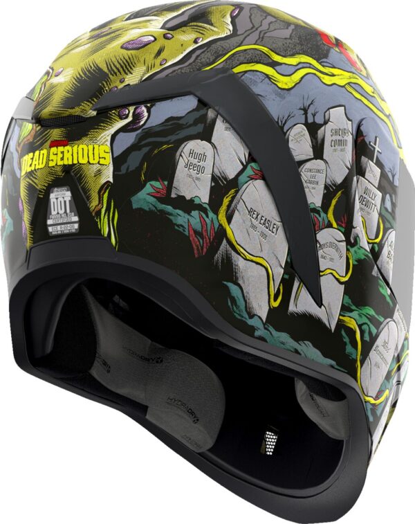 HELMET AFRM DEAD SERIOUS BK SM - Image 4