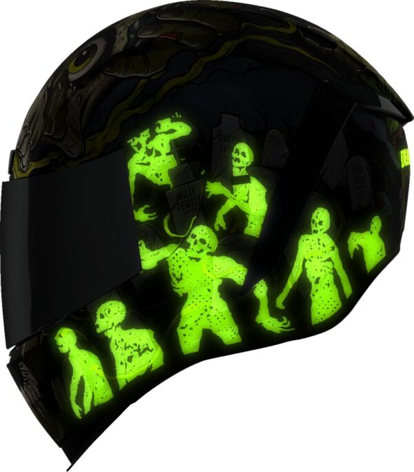 HELMET AFRM DEAD SERIOUS BK SM - Image 8
