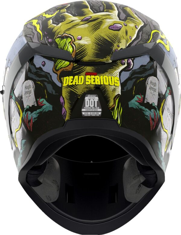 HELMET AFRM DEAD SERIOUS BK MD - Image 3