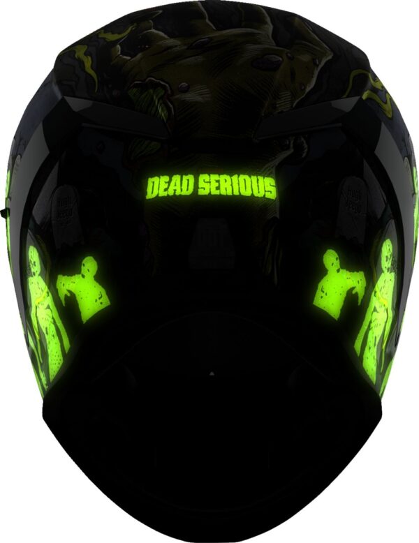 HELMET AFRM DEAD SERIOUS BK MD - Image 9