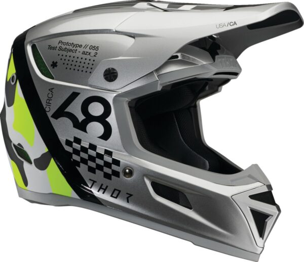 HELMET REFLEX SPORT RIOT GY/AC