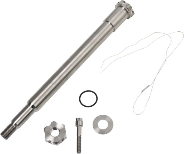 AXLE KIT FRONT TITANIUM M8