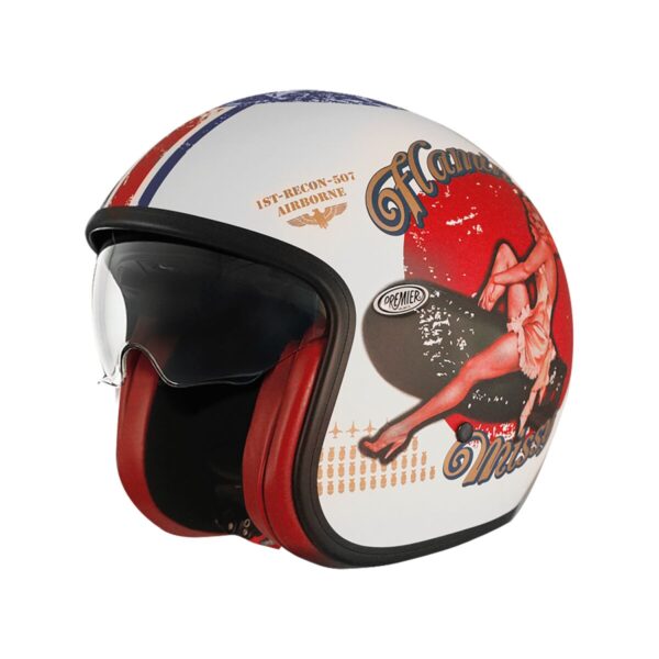HELMET VINTAGE PU 8BM XS