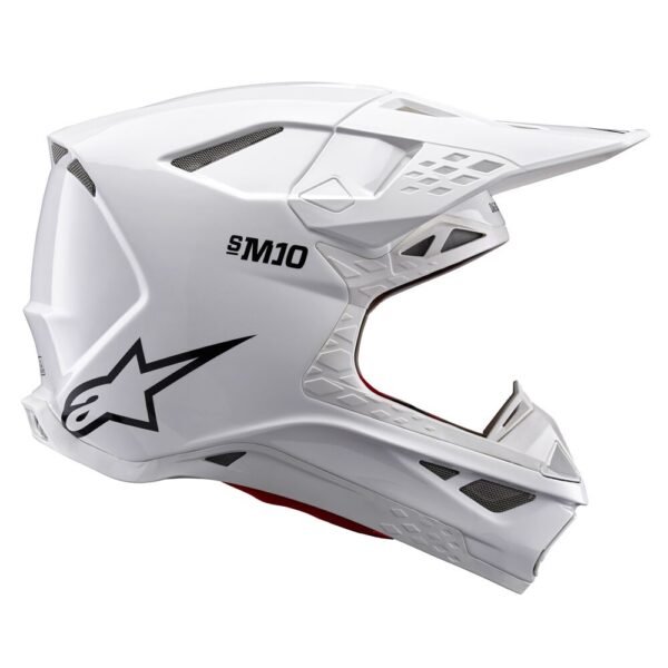 HELMET SM10 SOLID WHT L - Image 4