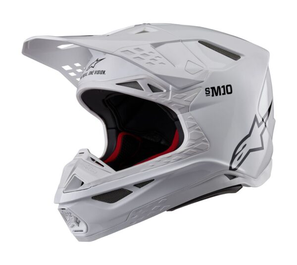HELMET SM10 SOLID WHT 2X