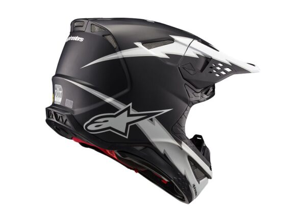HELMET SM10 AMP BLK/WT XL - immagine 2