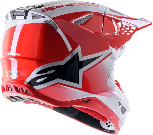 HELMET SM10 UNIT RD/WT XL - Image 2