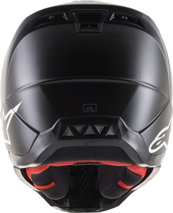 HELMET SM5 SOLID BLACK XS - Image 3