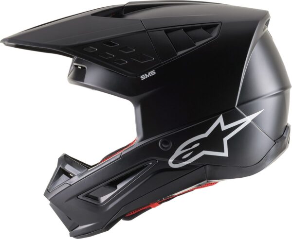 HELMET SM5 SOLID BLACK XS - Image 4