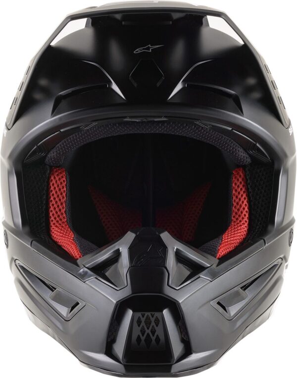 HELMET SM5 SOLID BLACK S - Image 7