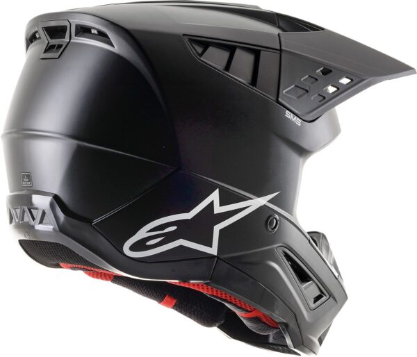HELMET SM5 SOLID BLACK L - Image 6