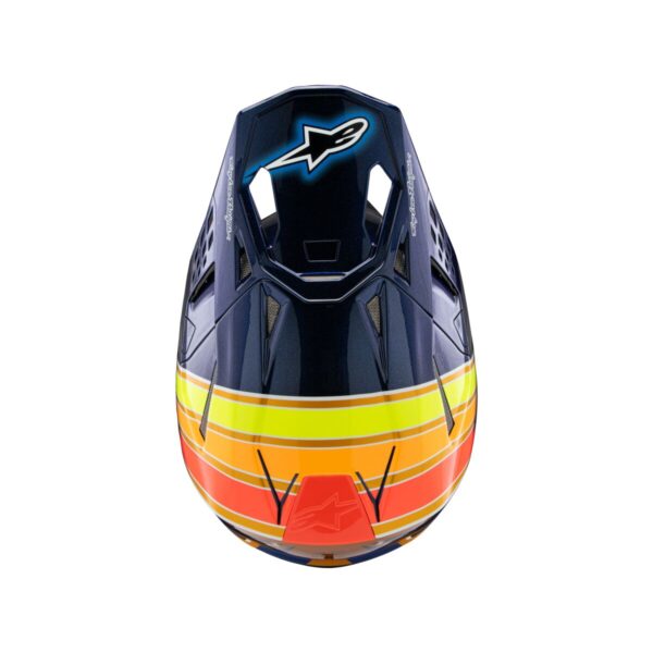 HELMET S-M10 TLD25 BL/OR/YL XL - Image 2