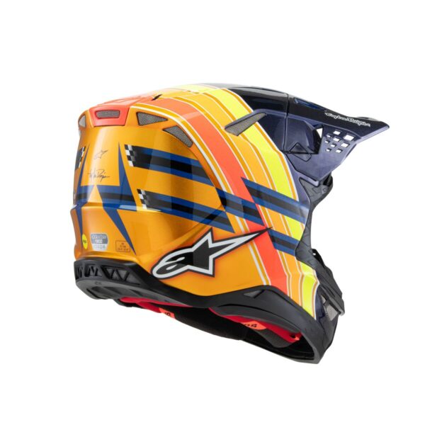 HELMET S-M10 TLD25 BL/OR/YL 2X - Image 4