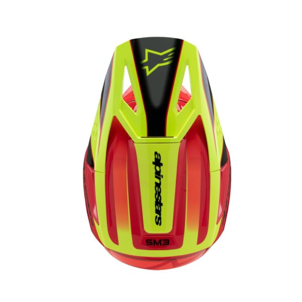 HELMET YTH SM3 FRAY RD/YL/BK Y - Image 2