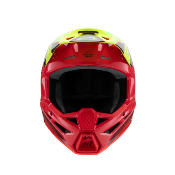 HELMET YTH SM3 FRAY RD/YL/BK Y - Image 4