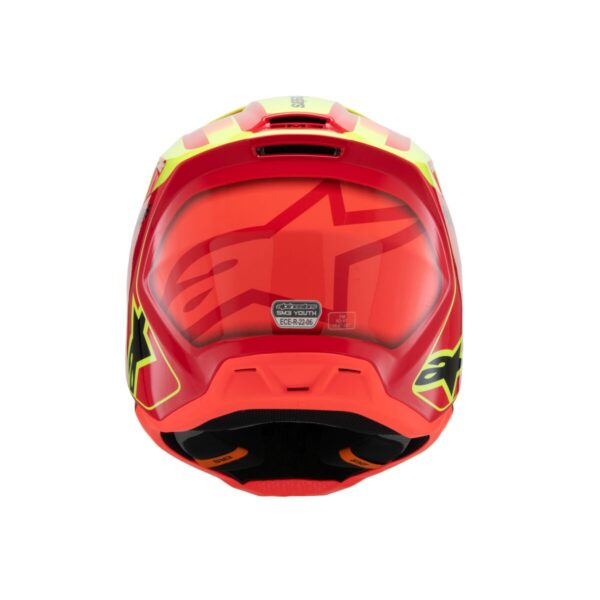 HELMET YTH SM3 FRAY RD/YL/BK Y - Image 5
