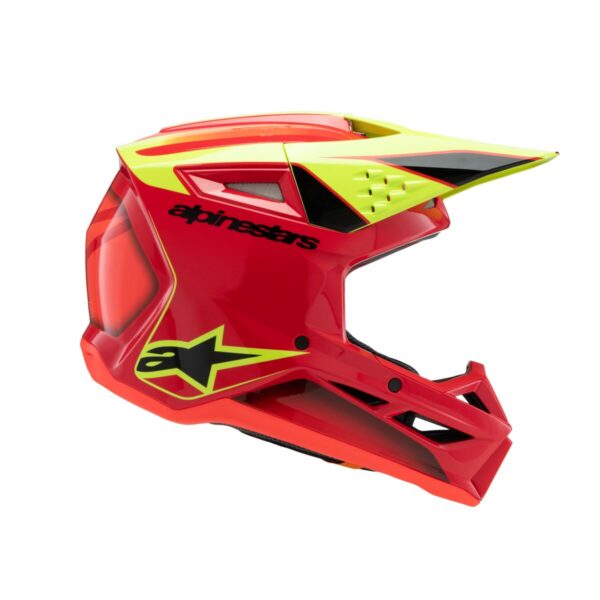 HELMET YTH SM3 FRAY RD/YL/BK Y - Image 6