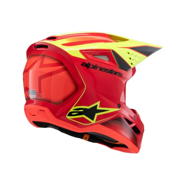 HELMET YTH SM3 FRAY RD/YL/BK Y - Image 7