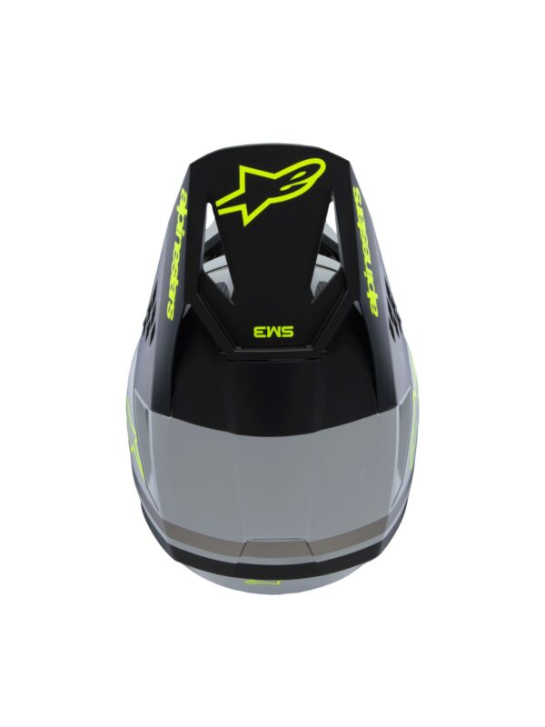 HELMET YTH SM3 RADIUM GY/BLK/Y - Image 2