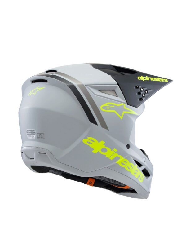 HELMET YTH SM3 RADIUM GY/BLK/Y - Image 5