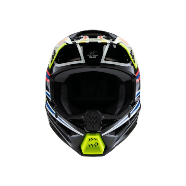 HELMET YTH SM3 WURX BLK/YL/B Y - Image 2