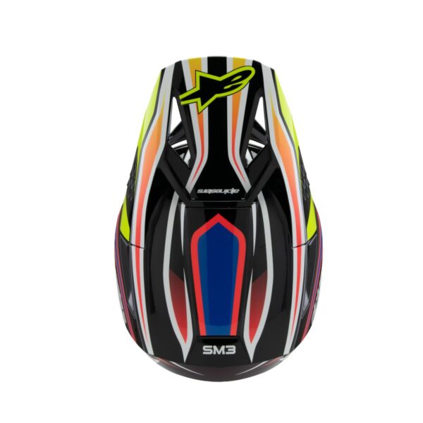 HELMET YTH SM3 WURX BLK/YL/B Y - Image 3