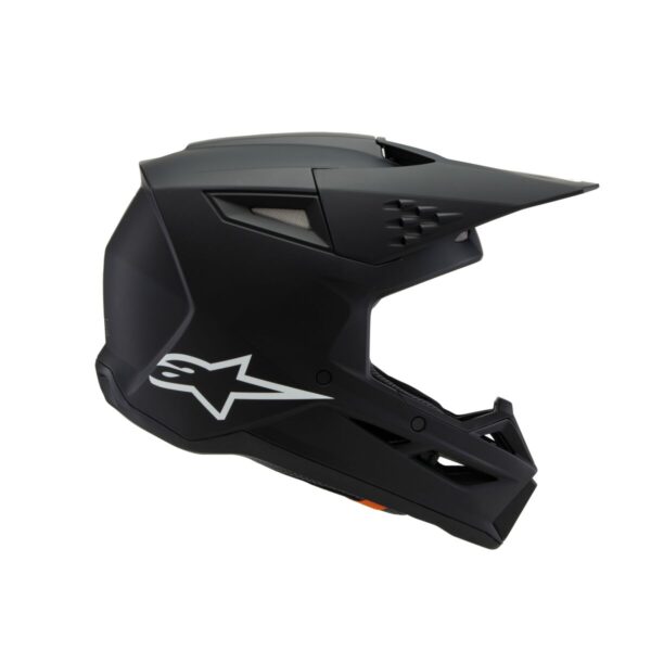 HELMET YTH SM3 SOLID BLACK YS - Image 2