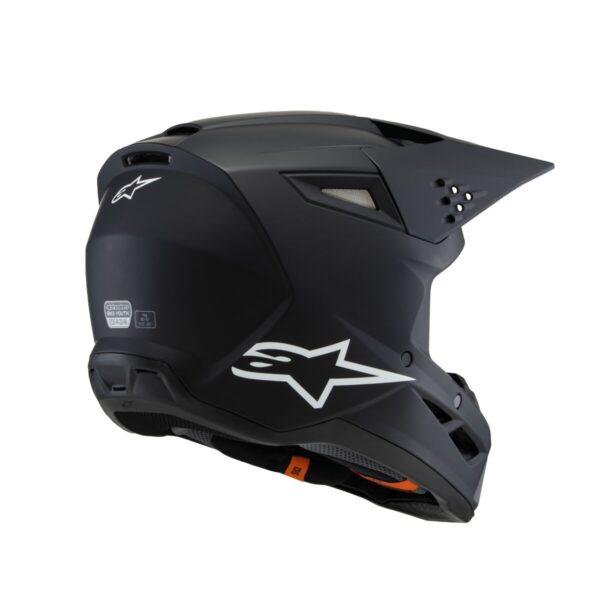HELMET YTH SM3 SOLID BLACK YM - immagine 6