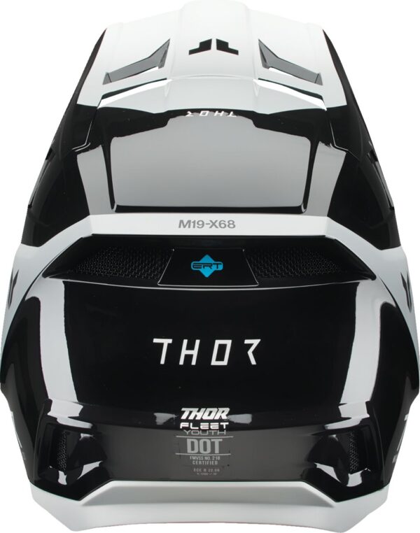 HELMET FLEET YTH STORM BK/WH M - Image 3