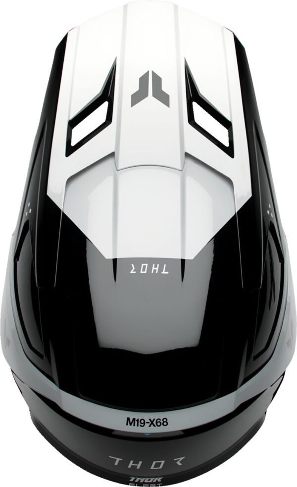 HELMET FLEET YTH STORM BK/WH L - Image 5