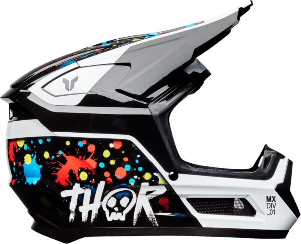 HELMET FLEET YOUTH SPLAT BLK M - Image 2