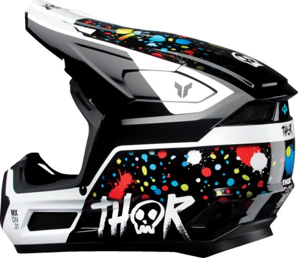 HELMET FLEET YOUTH SPLAT BLK M - Image 4