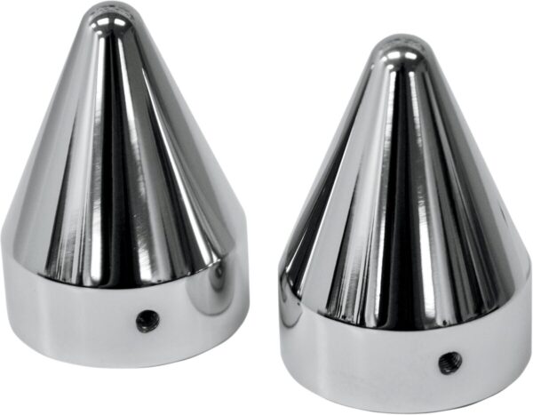 AXLE CAPS SPIKE CHR