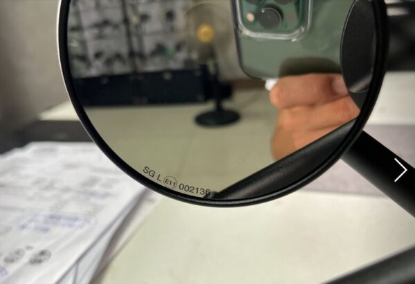 ALU MIRROR PAIR UNIV BK - Image 4