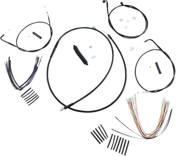 CONTROL CABLE KIT XR BLK