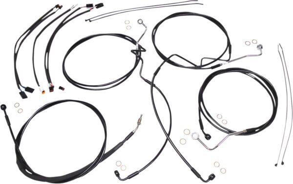 CONTROL CABLE KIT XR BLK