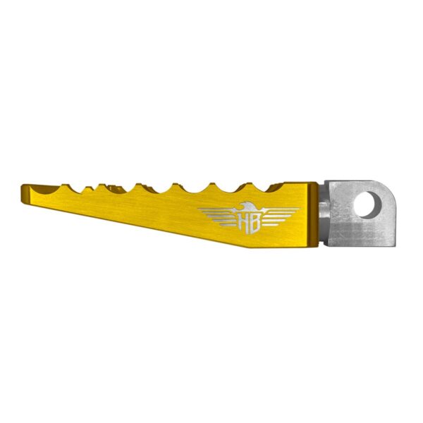 FOOTPEGS MX V1 M8 SOFTAIL GOLD - Image 5