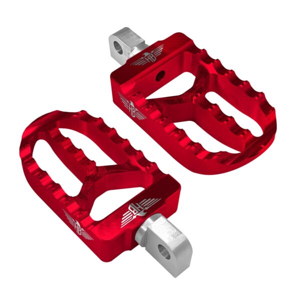 FOOTPEGS MX V2 SOFTAIL XL RED