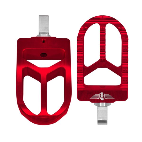 FOOTPEGS MX V2 SOFTAIL XL RED - Image 4