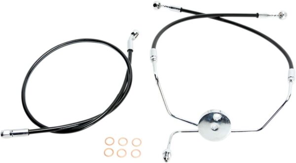 LINE BRAKE FRONT XR BLK