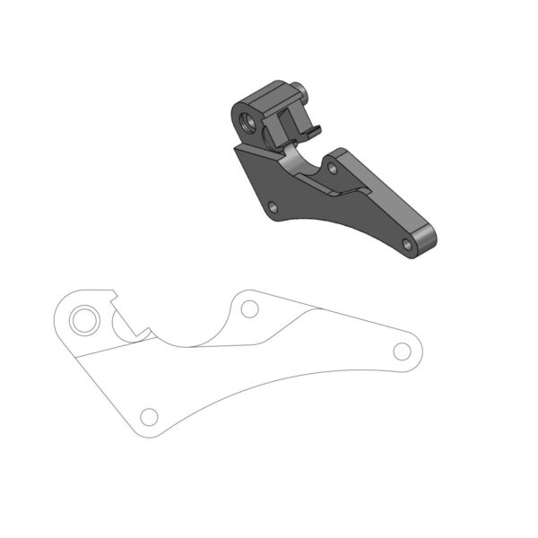 BRAKE CALIPER ADAPTOR SM - Image 2