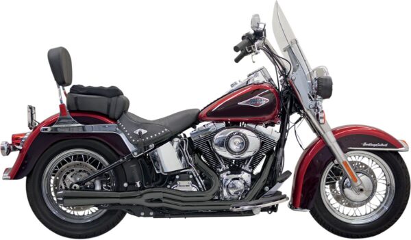 EXHAUST MEGA BLK ST86-11
