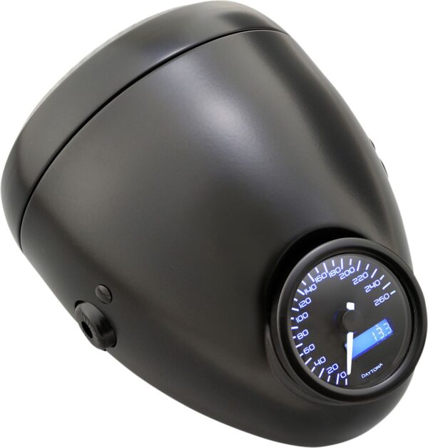 HEADLIGHT VINTAGE BLACK+BLACK - Image 4