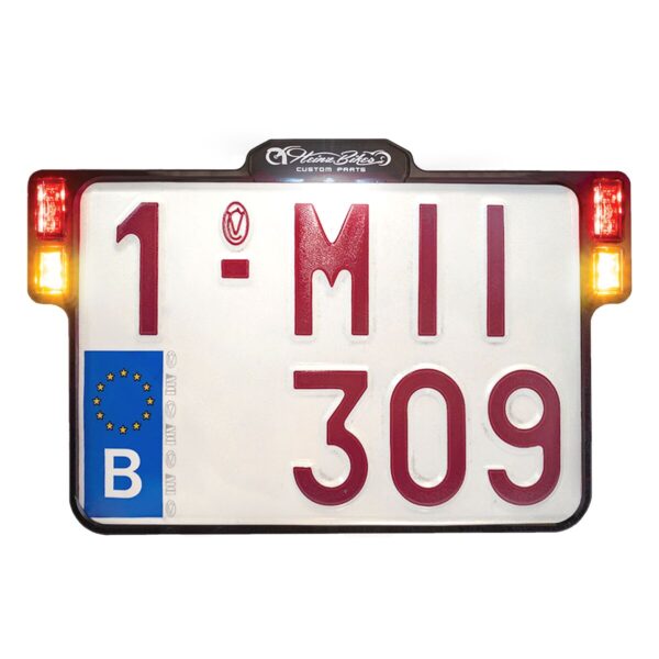 LIC.PLT.3IN1 W/TL BK BELGIUM