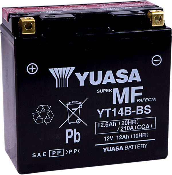 BATTERY YUASA MF YT14B-BS
