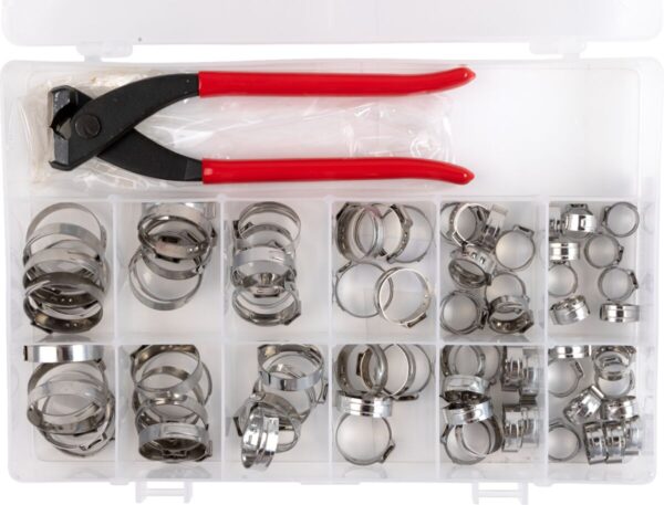 KIT EAR CLAMP ASSORTMENT W JAW
