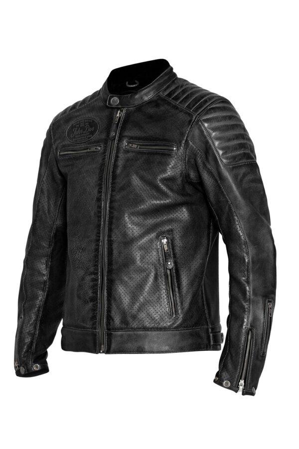 JACKET STORM LEATHER BLACK XL - immagine 3