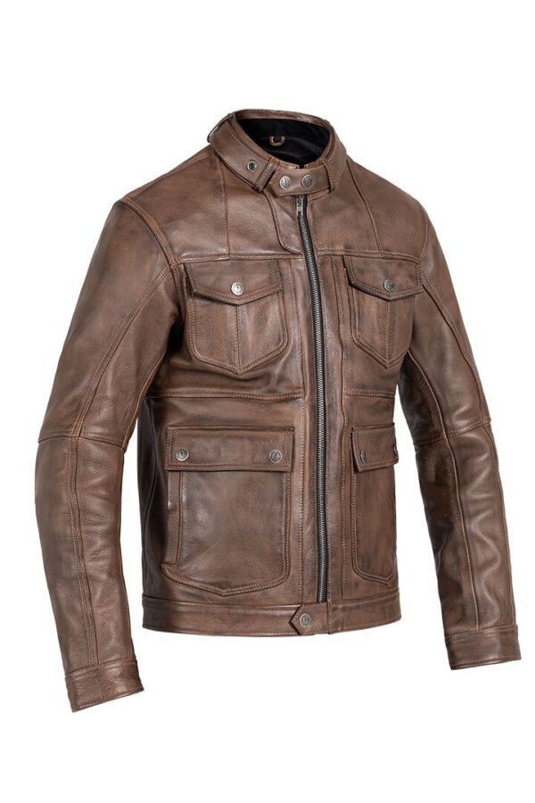 JACKET DRIFTER LEATHER BROWN X - Image 2