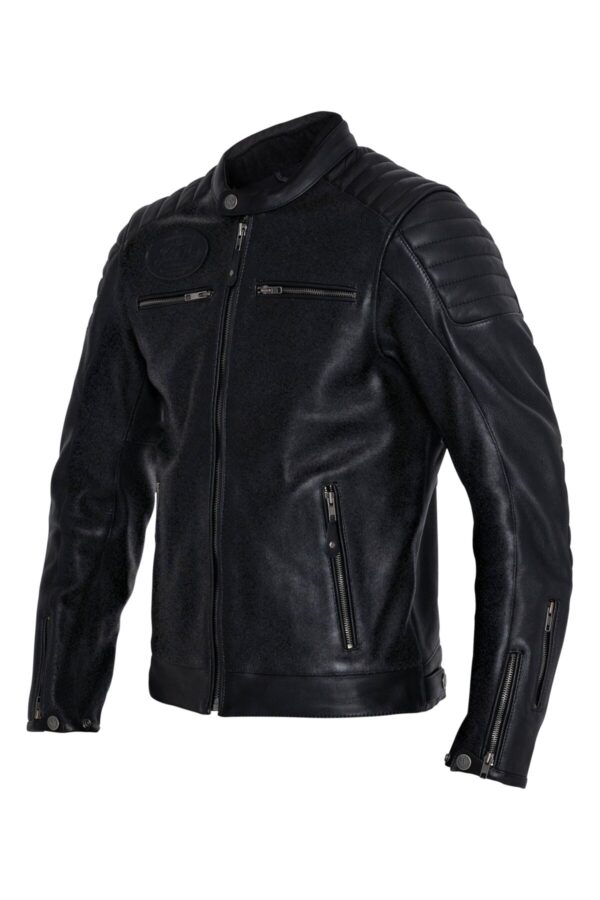 JACKET DEXTER LEATHER BLACK LG - Image 5