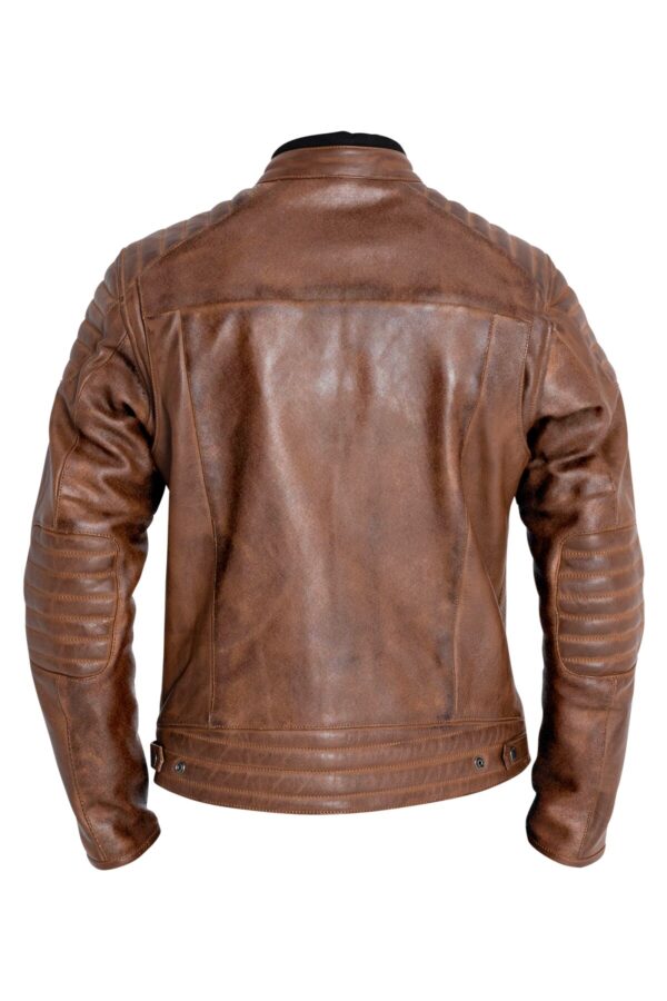 JACKET DEXTER LEATHER BROWN MD - Image 2